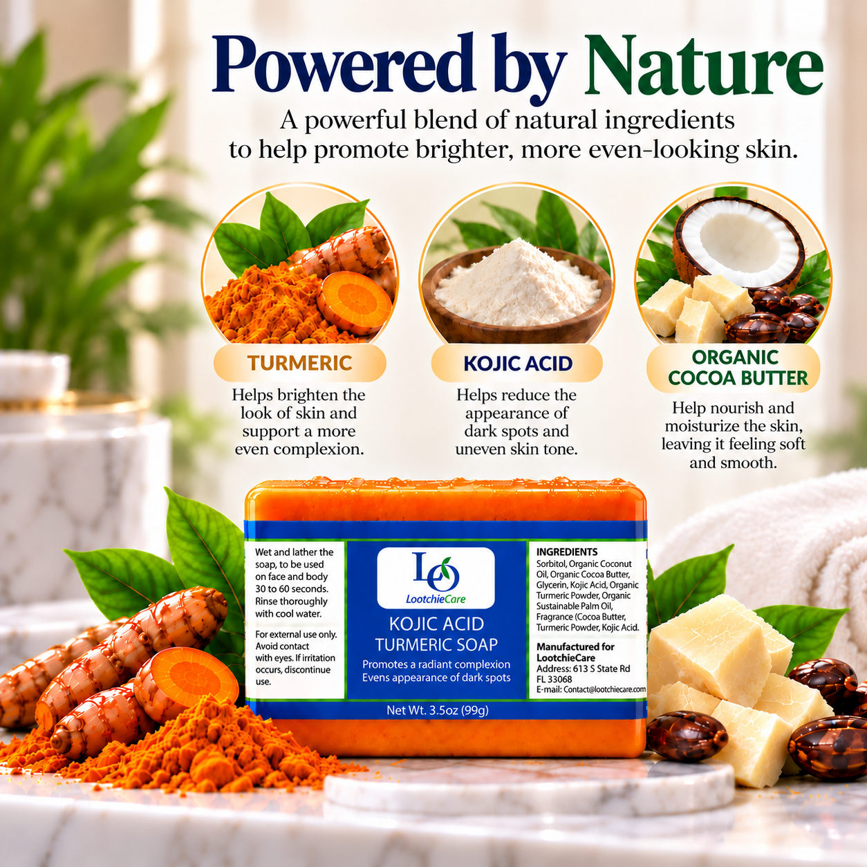 Kojic Acid & Turmeric Soap